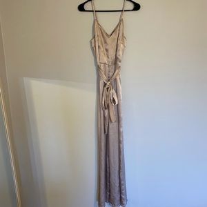 Forever 21 Pink Champagne Jumpsuit